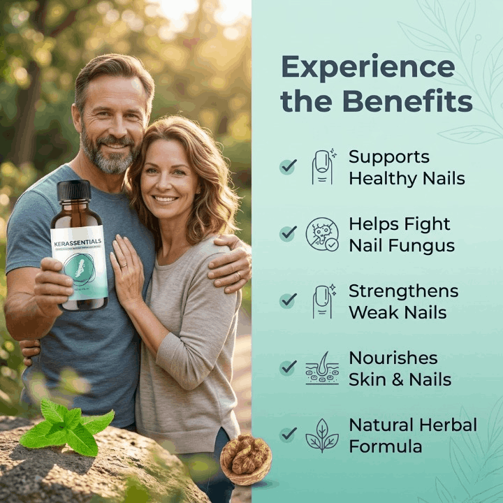 Kerassentials benefit image with men and women 